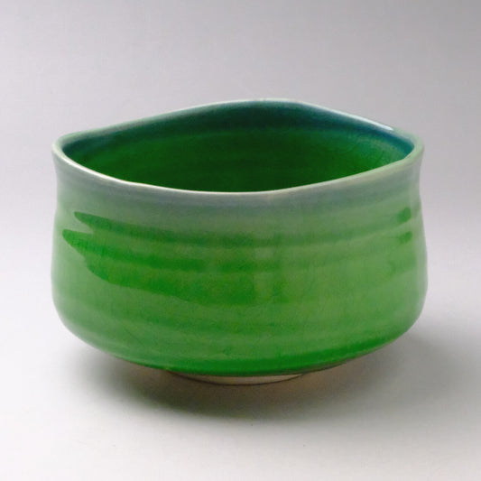Verdant Flow Chawan (Matcha Bowl)