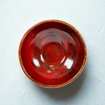 Crimson Ember Matcha Bowl