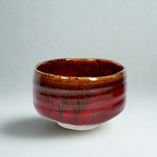 Crimson Ember Matcha Bowl