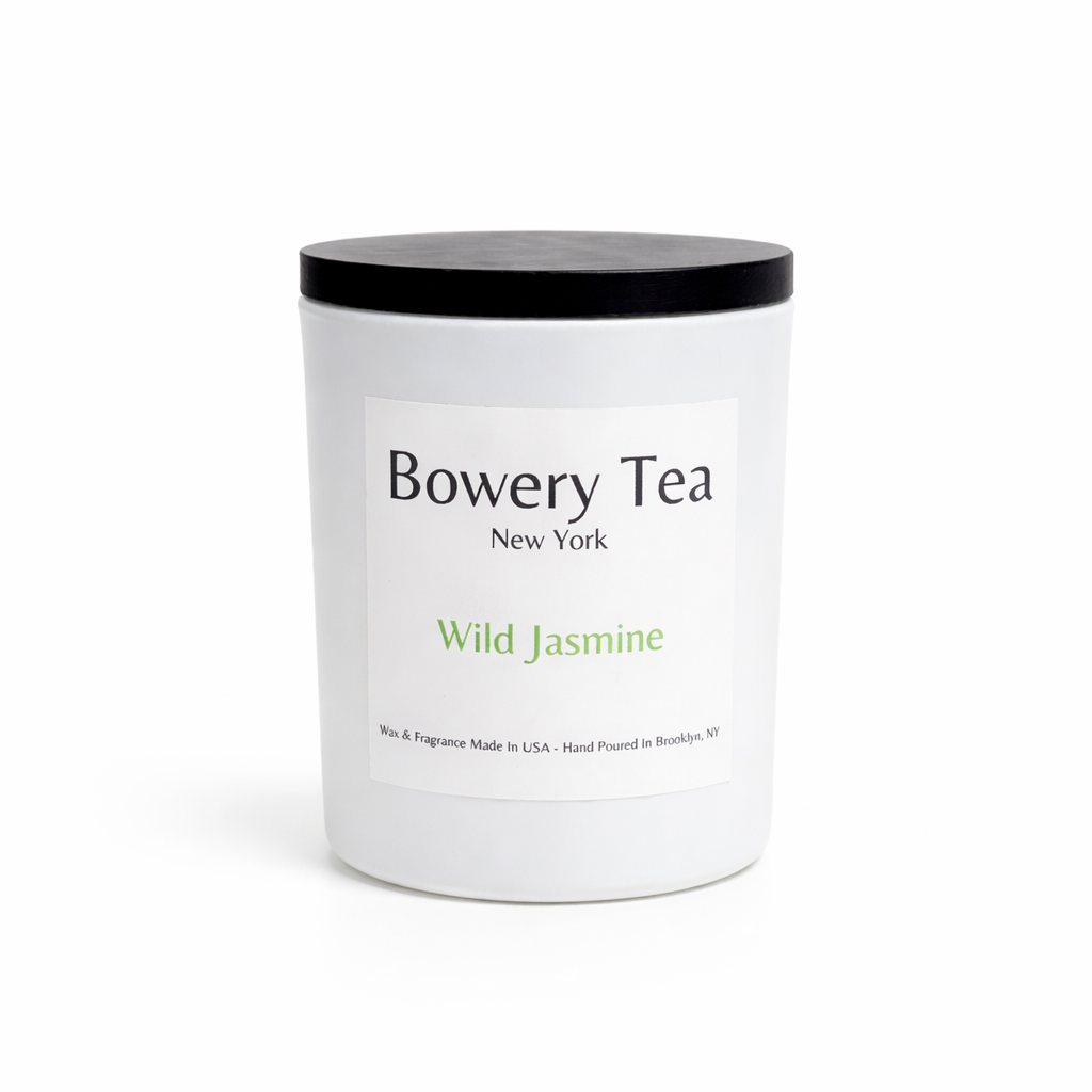 Bowery Tea New York Wild Jasmine tea canister on a white background