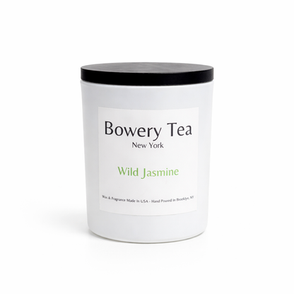 Bowery Tea New York Wild Jasmine tea canister on a white background