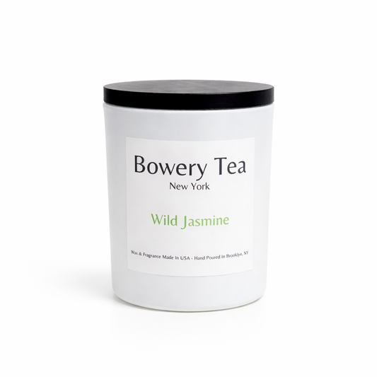 Bowery Tea New York Wild Jasmine tea canister on a white background