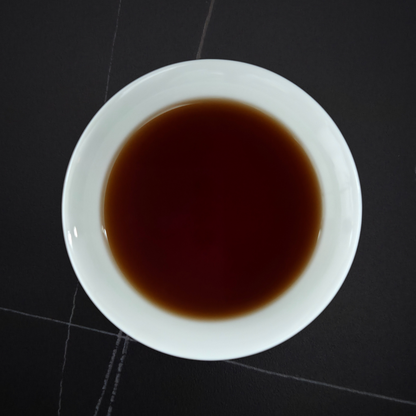 Brewed China 25 Year Aged Shu Pu'er tea with dark liquor