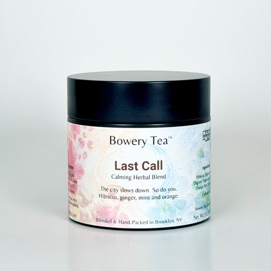 last call bowery tea blend in a can