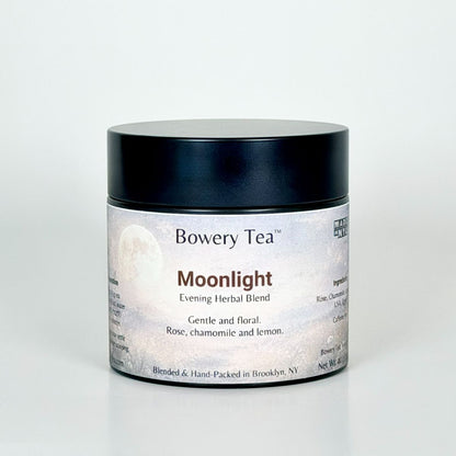 moonlight bowery tea blend in a can